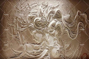 3D Beauty Plaster Image Relief Wall Mural Wallpaper 116- Jess Art Decoration