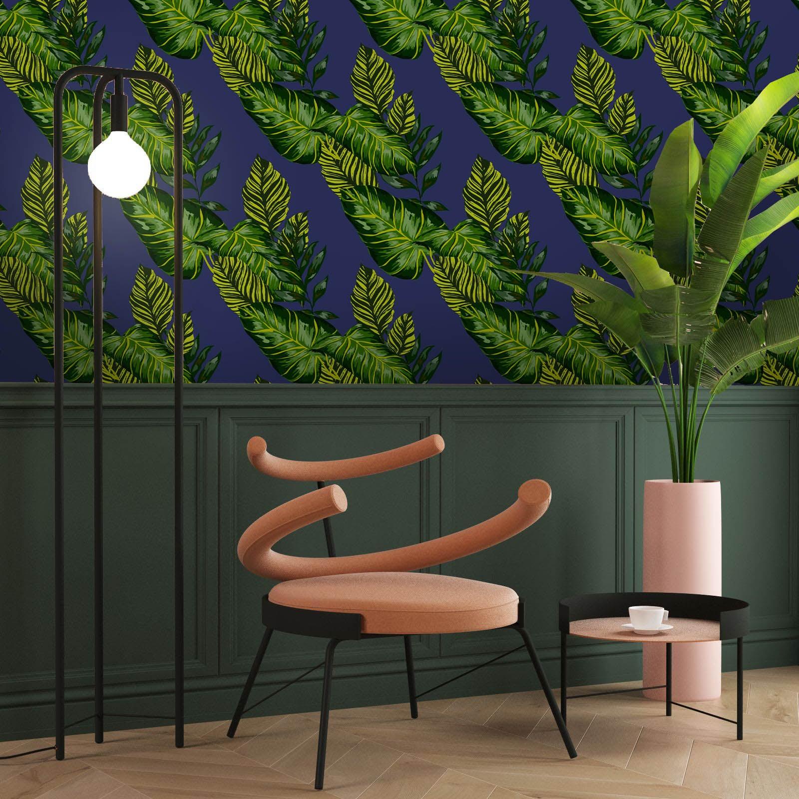 3D Green Leaves Wall Mural Wallpaper 168- Jess Art Decoration