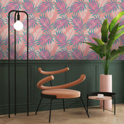 3D Pink Leaves Wall Mural Wallpaper 130- Jess Art Decoration
