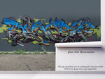 3D Abstract Blue Slogan Wall Mural Wallpaper 243- Jess Art Decoration