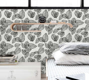 3D Gray Leaf Texture Wall Mural Wallpaper 170- Jess Art Decoration