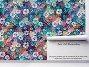 3D Hand Sketching Colorful Floral Plant Wall Mural Wallpaper LXL 1330- Jess Art Decoration