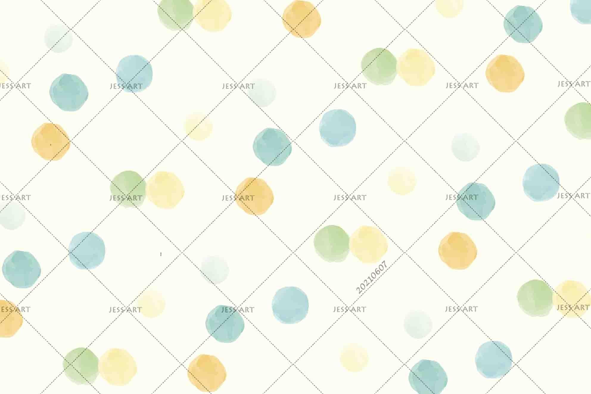3D Hand Draw Bubble Yellow Blue Green Wall Mural Wallpaper SWW1141- Jess Art Decoration