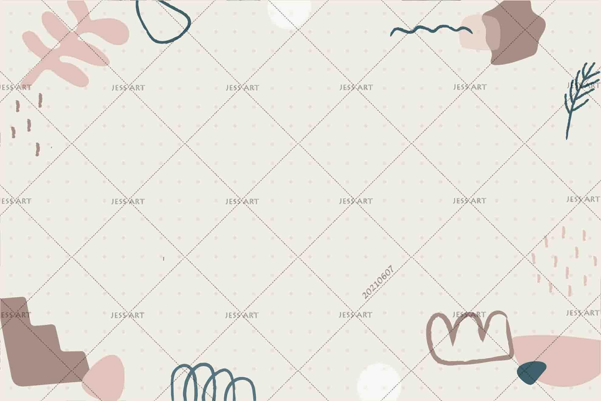 3D Hand Draw Abstract Cartoon Effect Pink Wall Mural Wallpaper SWW1144- Jess Art Decoration