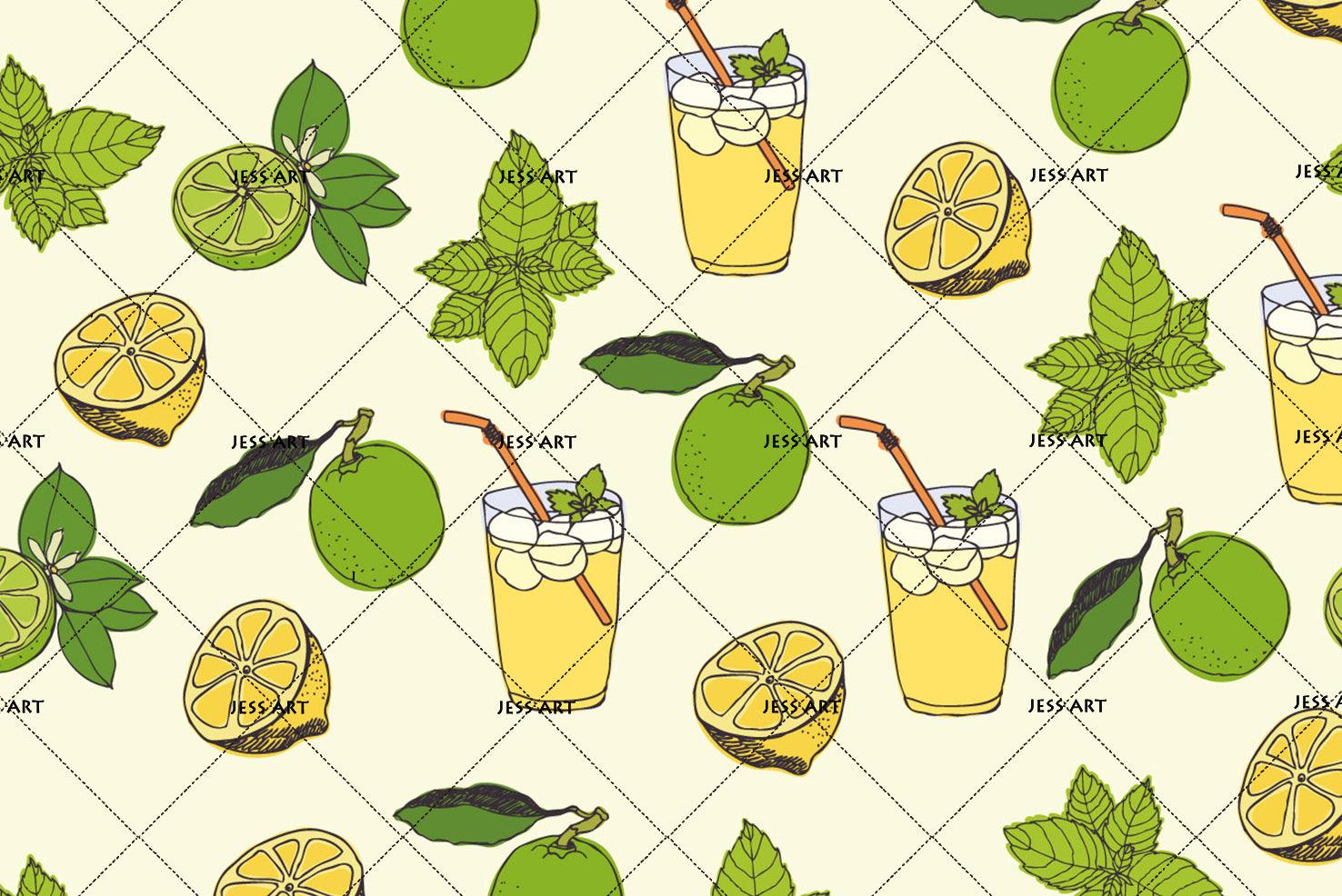 3D Lemon Juice Wall Mural Wallpaper 118- Jess Art Decoration