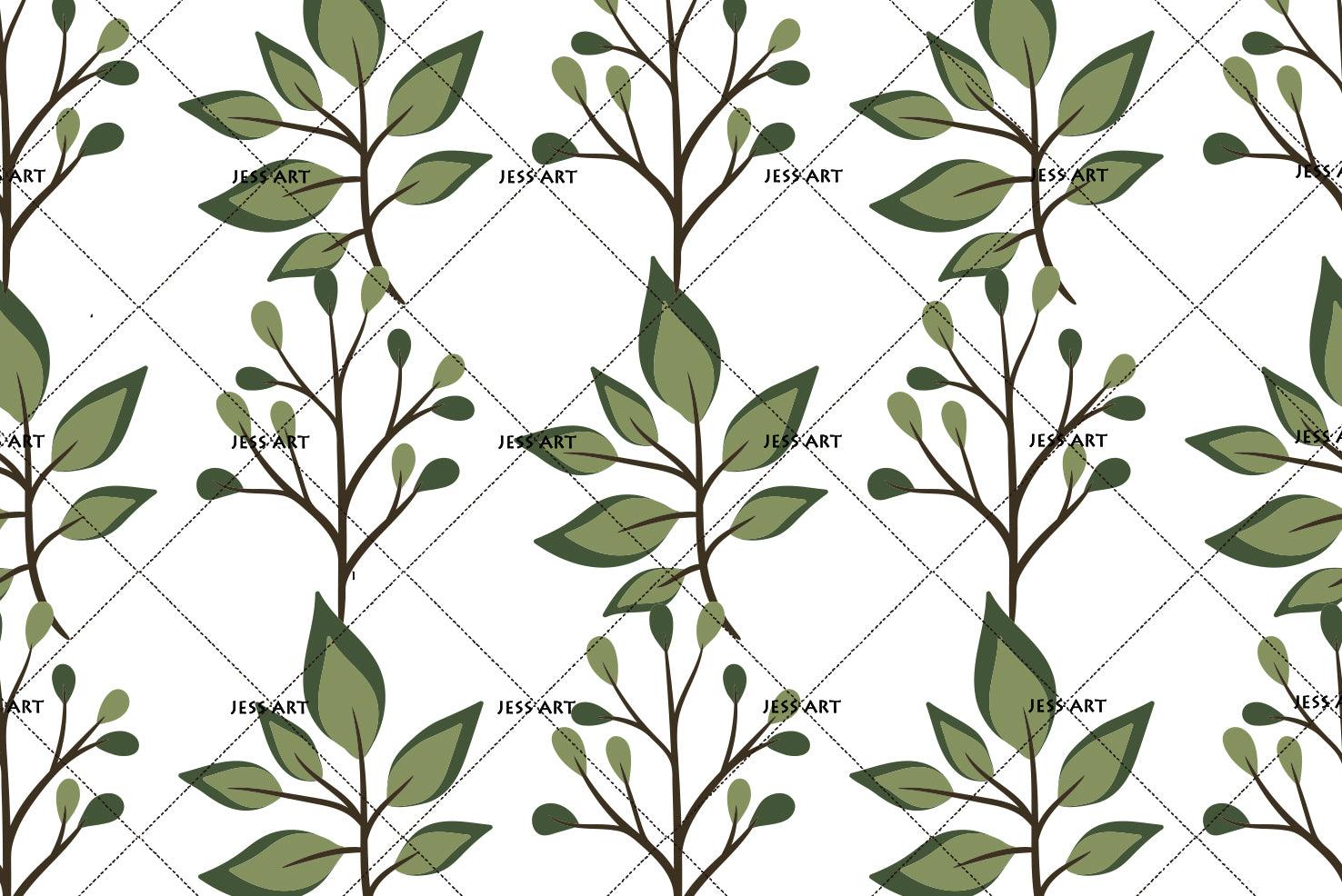 3D Green Leaves Wall Mural Wallpaper 164- Jess Art Decoration