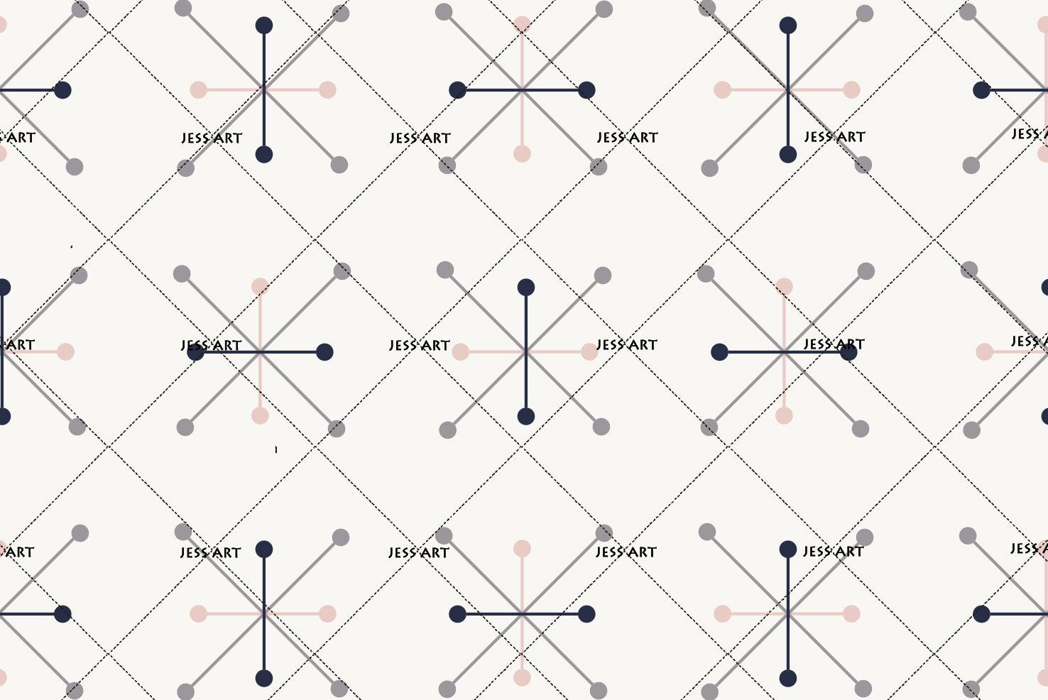 3D Geometry White Wall Mural Wallpaper 190- Jess Art Decoration