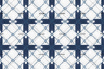 3D Blue Checkered Pattern Wall Mural Wallpaper 4- Jess Art Decoration