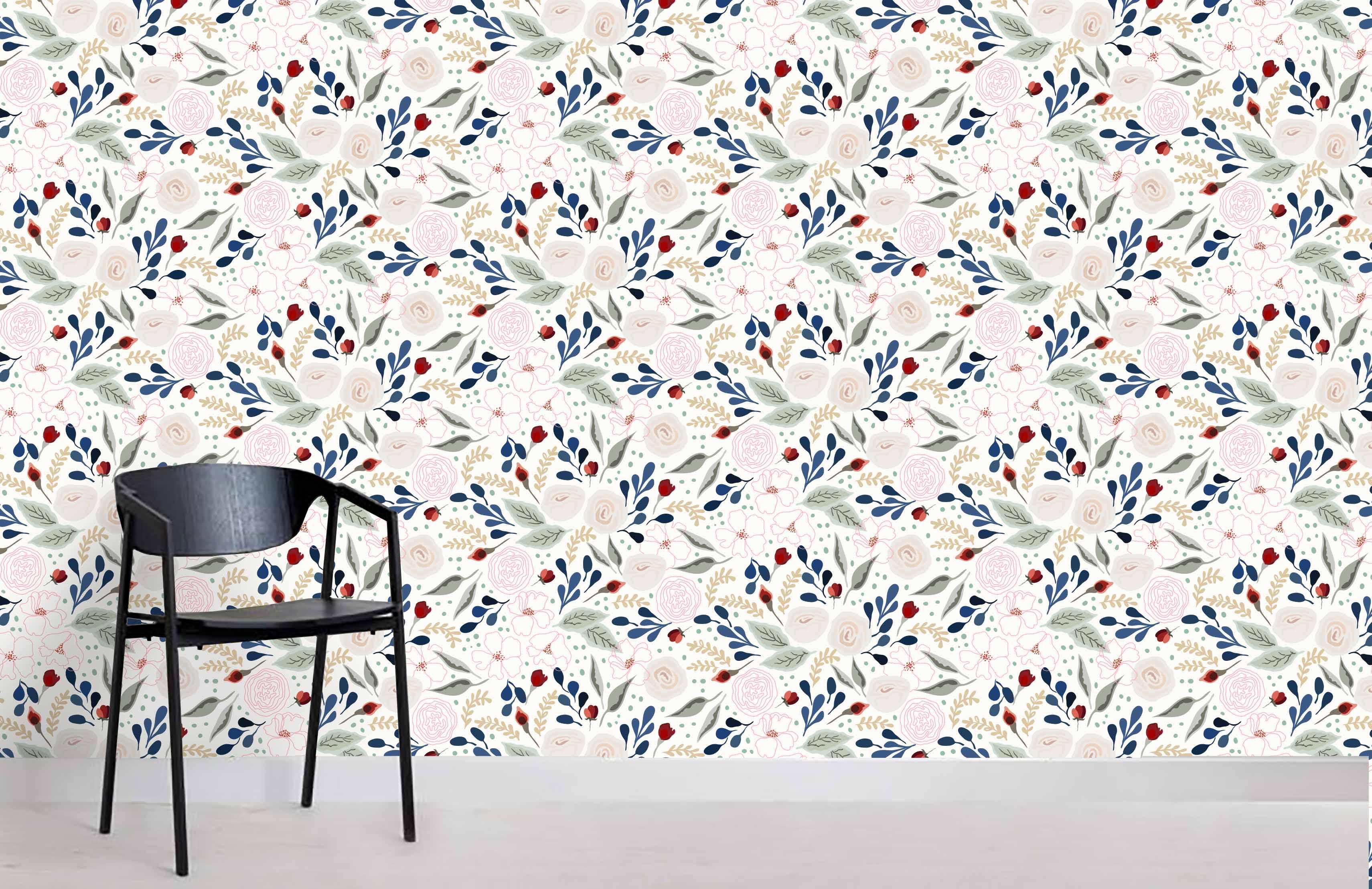 3D Colorful Flower Pattern Wall Mural Wallpaper 118- Jess Art Decoration