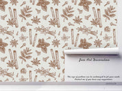 3D Hand Drawn Leaf Wall Mural Wallpaper LQH 130- Jess Art Decoration