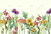 3D Spring Color Floral Wall Mural Wallpaper LQH 32- Jess Art Decoration