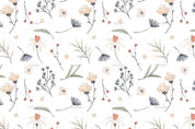 3D Watercolor Floral Leaves Wall Mural Wallpaper LQH 45- Jess Art Decoration