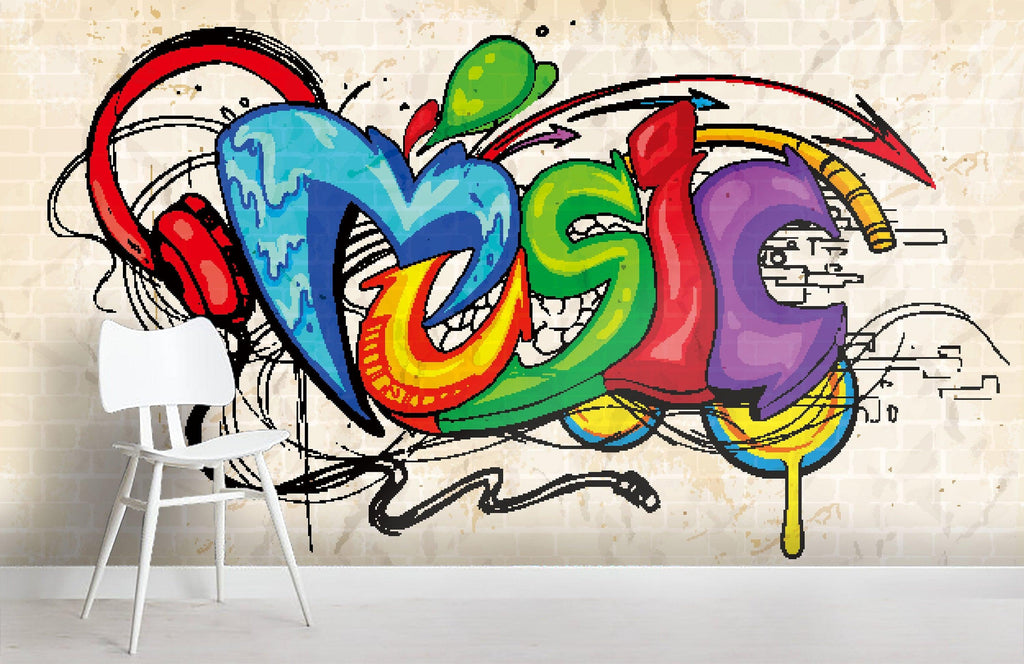 graffiti music wallpaper