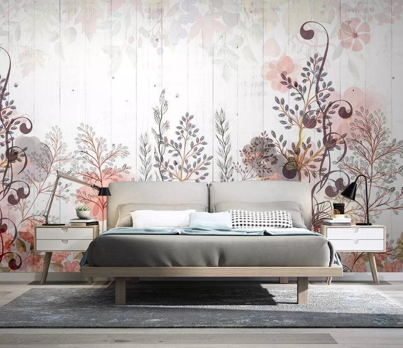 3D Pink tone,Tropical plant,Flower- Jess Art Decoration