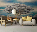 3D Lonely tree Wallpaper- Jess Art Decoration