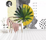 3D Abstract graphics, stitching, plant Wallpaper- Jess Art Decoration
