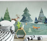 3D Kids, Cartoons, Animal, Forest Wallpaper-Nursery- Jess Art Decoration