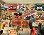 3D Nostalgic, Vintage, Car posters Wallpaper- Jess Art Decoration