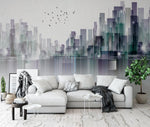 3D Abstract, Simple, Urban night scene Wallpaper- Jess Art Decoration