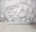 3D Pure, Abstract, White, Landscape Wallpaper- Jess Art Decoration