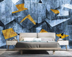 3D Abstraction, Optical illusion, Blue graphics Wallpaper- Jess Art Decoration