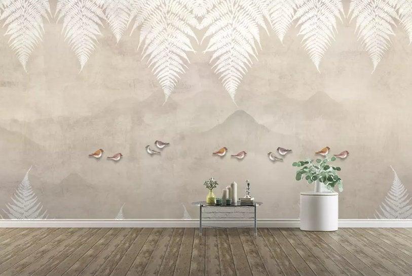 3D Simple, Vintage, Pine Wallpaper- Jess Art Decoration