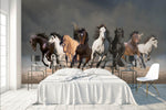 3D Magnificent, Galloping horse Wallpaper- Jess Art Decoration