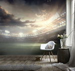 3D Spectacular, Vast, Athletic field Wallpaper- Jess Art Decoration