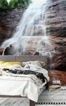 3D Mountain stream, Waterfall Wallpaper- Jess Art Decoration