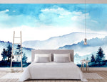 3D Watercolor, Winter scenery Wallpaper- Jess Art Decoration