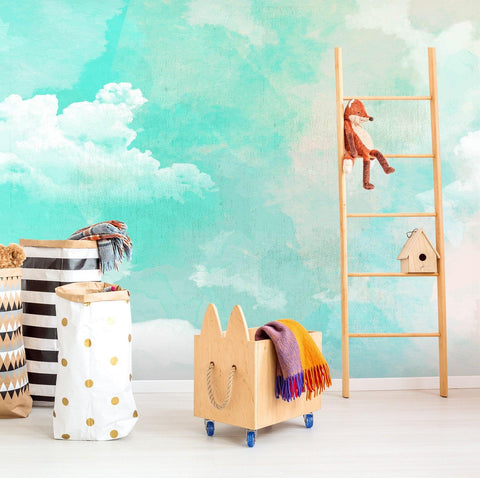 3D Minimalist, Dreamy, Cloud, Sky Wallpaper- Jess Art Decoration