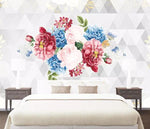 3D Geometric, Vintage, rose Wallpaper- Jess Art Decoration