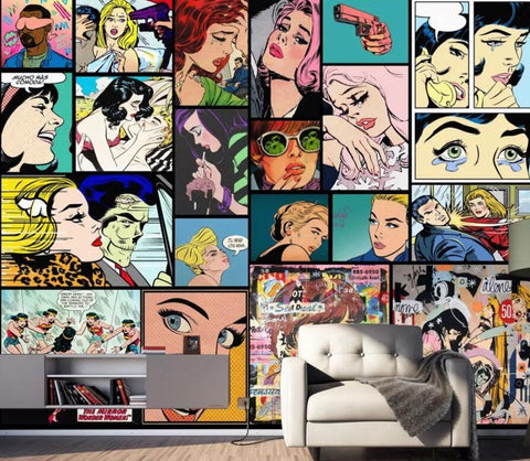3D Pop style, Cartoon character Wallpaper- Jess Art Decoration