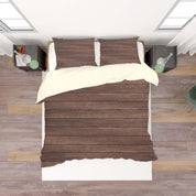 3D Dark, Wood grain Bedding Set Quilt Cover Quilt Duvet Cover ,Pillowcases Personalized  Bedding,Queen, King ,Full, Double 3 Pcs- Jess Art Decoration