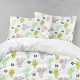 3D Cartoon cactus Bedding Set Quilt Cover Quilt Duvet Cover ,Pillowcases Personalized  Bedding,Queen, King ,Full, Double 3 Pcs- Jess Art Decoration