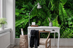 3D Tropical plant, Green vegetation Wallpaper- Jess Art Decoration