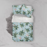 3D Tropical coconut tree Bedding Set Quilt Cover Quilt Duvet Cover ,Pillowcases Personalized  Bedding,Queen, King ,Full, Double 3 Pcs- Jess Art Decoration