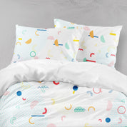 3D Colorful  Geometric shape  Quilt Cover Set Bedding Set Pillowcases- Jess Art Decoration
