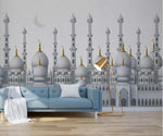 3D Pure, Arab, Illustration style, Muslim architecture Wallpaper- Jess Art Decoration