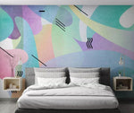 3D Colorful, Irregular, Geometric figure Wallpaper- Jess Art Decoration