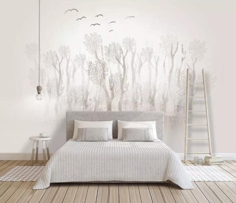 3D Pure, Dreamy, Mysterious woods Wallpaper- Jess Art Decoration