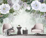 3D Floral, Elegant, White rose- Jess Art Decoration
