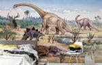 3D Kids, Jurassic century, Dinosaurs Wallpaper-Nursery- Jess Art Decoration