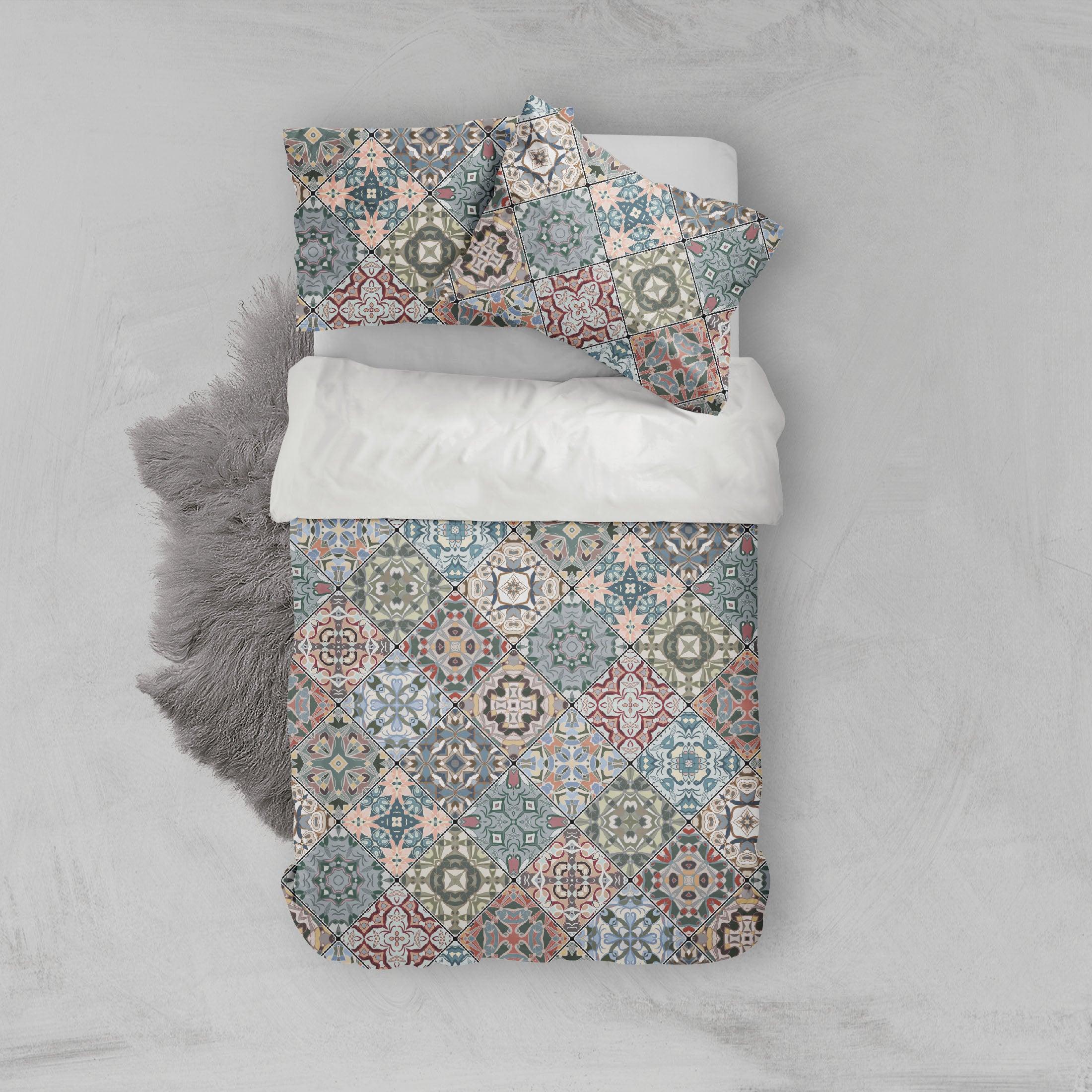 3D National pattern Bedding Set Quilt Cover Quilt Duvet Cover ,Pillowcases Personalized  Bedding,Queen, King ,Full, Double 3 Pcs- Jess Art Decoration