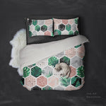 3D Geometry  Plant  Quilt Cover Set Bedding Set Pillowcases- Jess Art Decoration