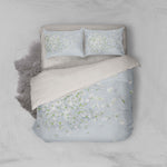 3D White floral Bedding Set Quilt Cover Quilt Duvet Cover ,Pillowcases Personalized  Bedding,Queen, King ,Full, Double 3 Pcs- Jess Art Decoration