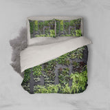 3D Green plant Bedding Set Quilt Cover Quilt Duvet Cover ,Pillowcases Personalized  Bedding,Queen, King ,Full, Double 3 Pcs- Jess Art Decoration