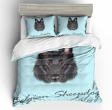 3D Dog  Samoyed  Quilt Cover Set Bedding Set Pillowcases- Jess Art Decoration