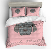 3D Cartoon  Dog  Quilt Cover Set Bedding Set Pillowcases- Jess Art Decoration