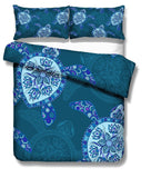 3D Cartoon  Abstract  Turtle  Quilt Cover Set Bedding Set Pillowcases- Jess Art Decoration